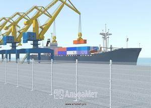 2D ограждения для морских и речных портов в Нижнем Новгороде